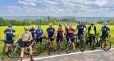 het peleton "en door"